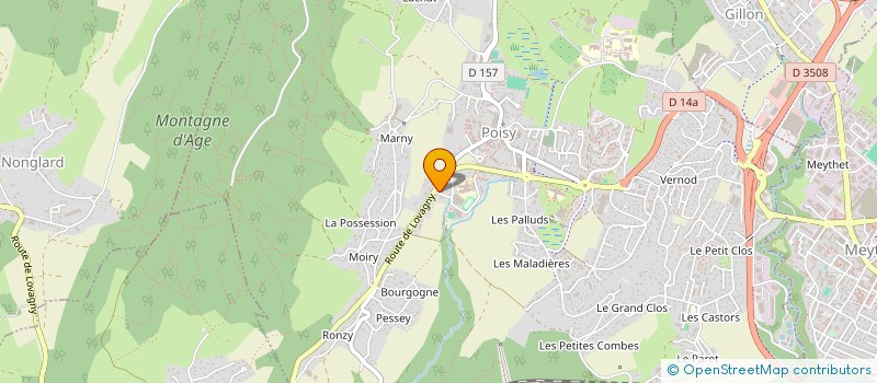 localisation de l'entreprise S.C.I. LENALIA  POISY