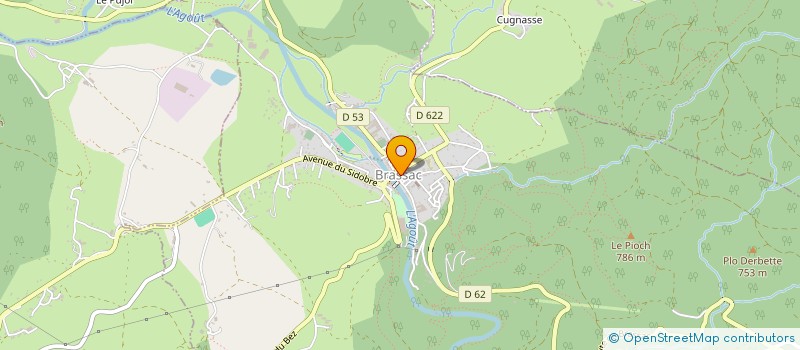 localisation de l'entreprise S.C.I. LEON  BRASSAC