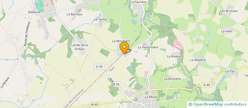 localisation de l'entreprise S.C.I. LEPAROUX à CHAPELLE-SUR-ERDRE (LA)