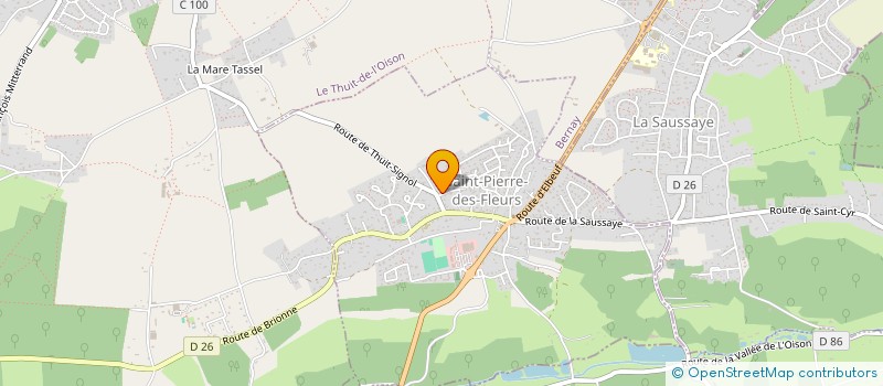 localisation de l'entreprise S.C.I LERICOLAIS-SOL  SAINT-PIERRE-DES-FLEURS