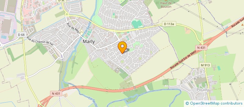 localisation de l'entreprise S.C.I. LES 4 D. à MARLY