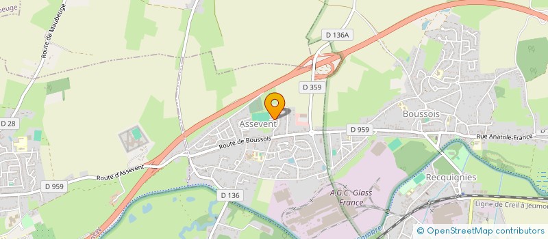 localisation de l'entreprise S.C.I. LES 4G  ASSEVENT