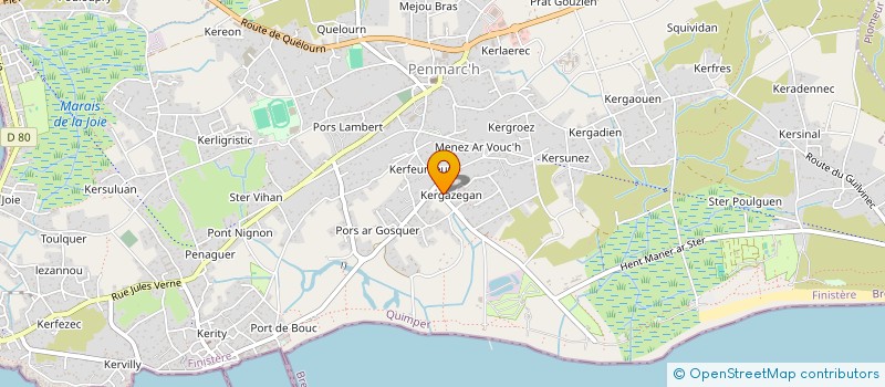 localisation de l'entreprise S.C.I LES ALBATROS 29  PENMARCH