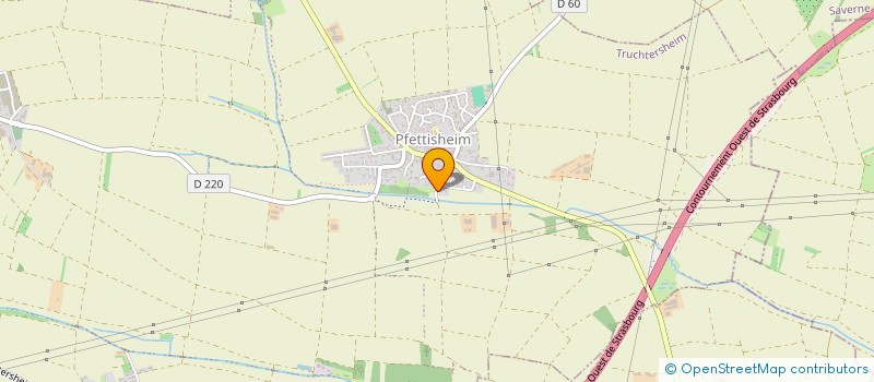 localisation de l'entreprise S.C.I LES AMANDINES  GRIESHEIM-SUR-SOUFFEL