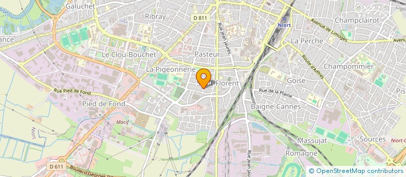 localisation de l'entreprise S.C.I. LES BALEINEAUX  NIORT