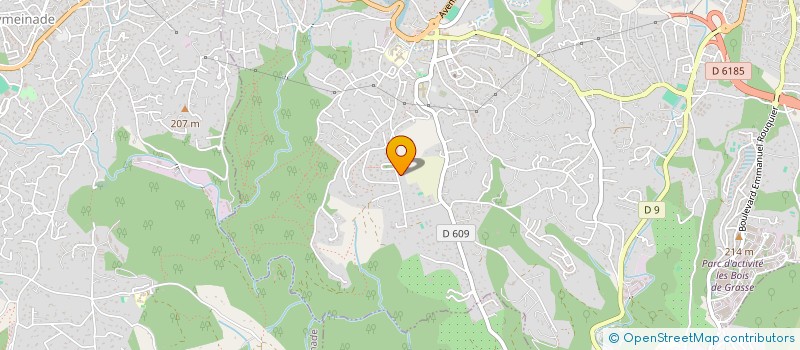 localisation de l'entreprise S.C.I. LES BASSES RIBES  GRASSE