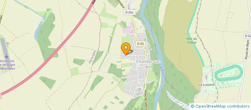 localisation de l'entreprise S.C.I. LES COUS AIN  CHARNOZ-SUR-AIN