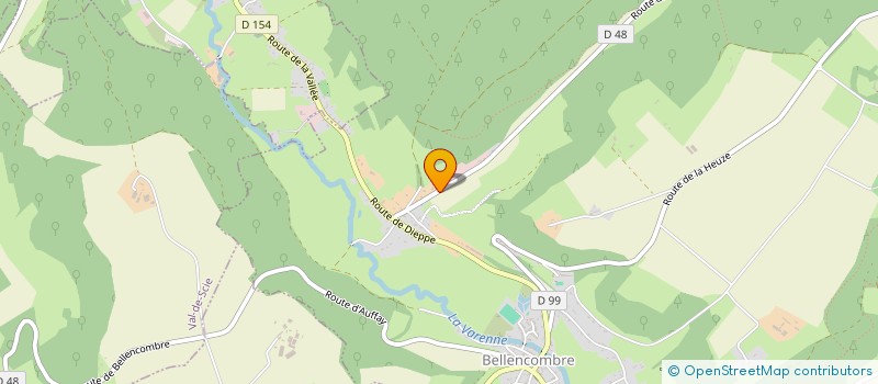 localisation de l'entreprise S.C.I. LES ECUREUILS  BELLENCOMBRE