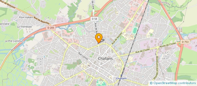 localisation de l'entreprise S.C.I. LES ENFERS à CHALLANS