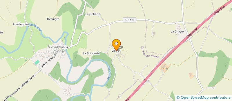 localisation de l'entreprise S.C.I. LES ETANGS  LUSIGNAN