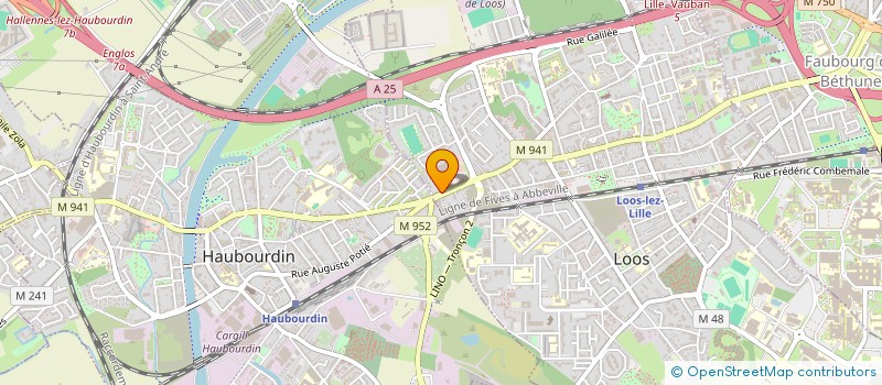 localisation de l'entreprise S.C.I. LES GABES  LOOS