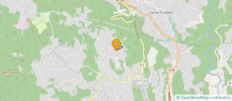 localisation de l'entreprise S.C.I LES GARDETTES à SAINT-PAUL-DE-VENCE