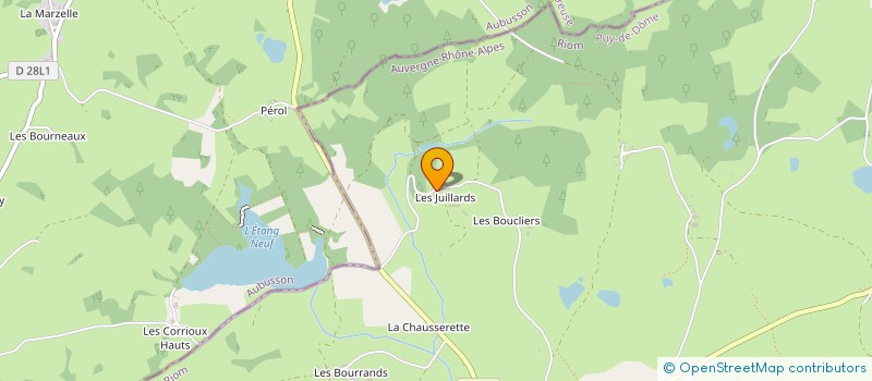 localisation de l'entreprise S.C.I LES GENETS  MONTEL-DE-GELAT