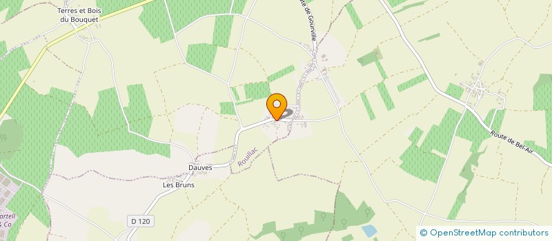 localisation de l'entreprise S.C.I. LES GLYCINES à ROUILLAC