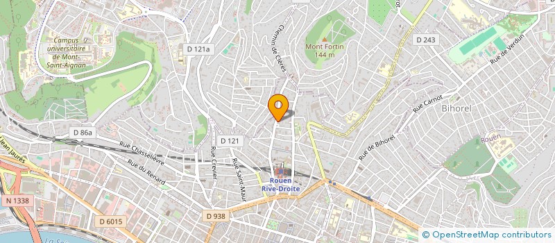 localisation de l'entreprise S.C.I. LES GRANGES A LA CLUSAZ à ROUEN