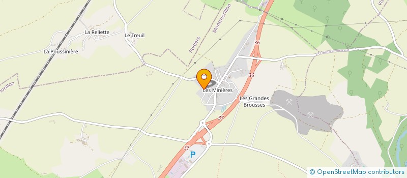 localisation de l'entreprise S.C.I. LES GRANGES MARINES à VALENCE-EN-POITOU