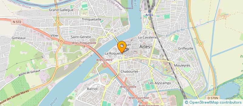 localisation de l'entreprise S.C.I. LES HIRONDELLES BLANCHES à ARLES