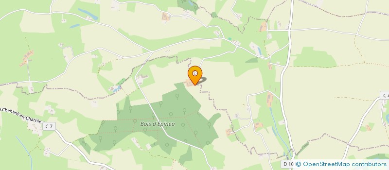 localisation de l'entreprise S.C.I. LES HORTENSIAS  EPINEU LE CHEVREUIL