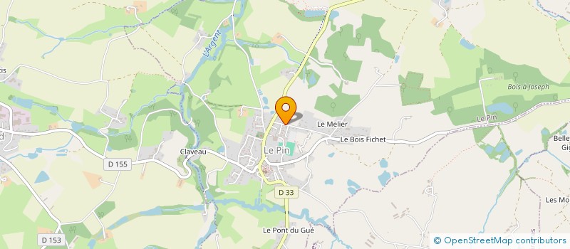 localisation de l'entreprise S.C.I. LES INFIRMIERES à LE PIN