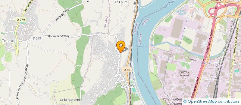 localisation de l'entreprise S.C.I. LES LILAS  SOYONS