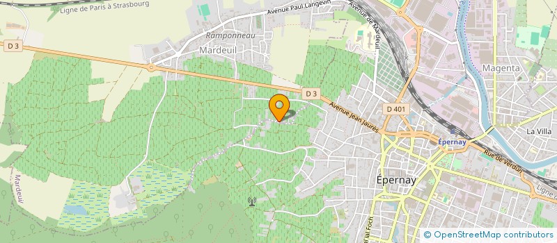 localisation de l'entreprise S.C.I. LES LINETTES  MARDEUIL