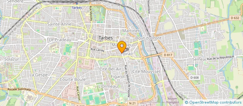 localisation de l'entreprise S.C.I. LES LYS  TARBES