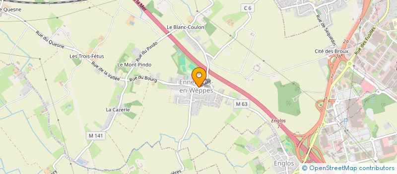 localisation de l'entreprise S.C.I. LES MARMOTTES  ENNETIERES-EN-WEPPES