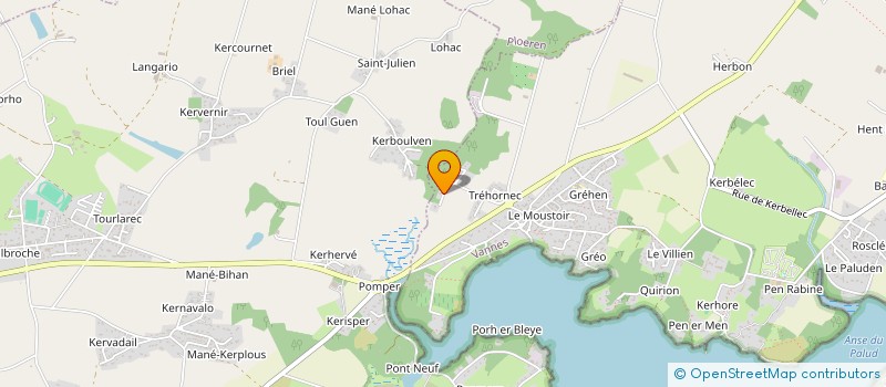 localisation de l'entreprise S.C.I. LES MOERES  ARRADON