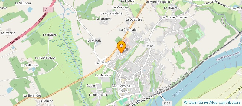 localisation de l'entreprise S.C.I. LES MONTILS  MAUVES-SUR-LOIRE