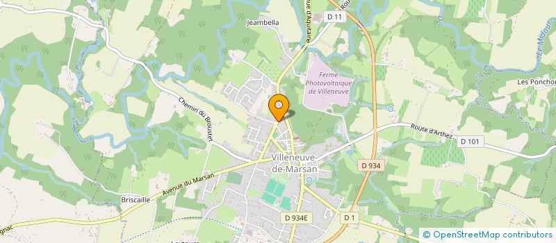 localisation de l'entreprise S.C.I. LES MUGUETS à VILLENEUVE-DE-MARSAN