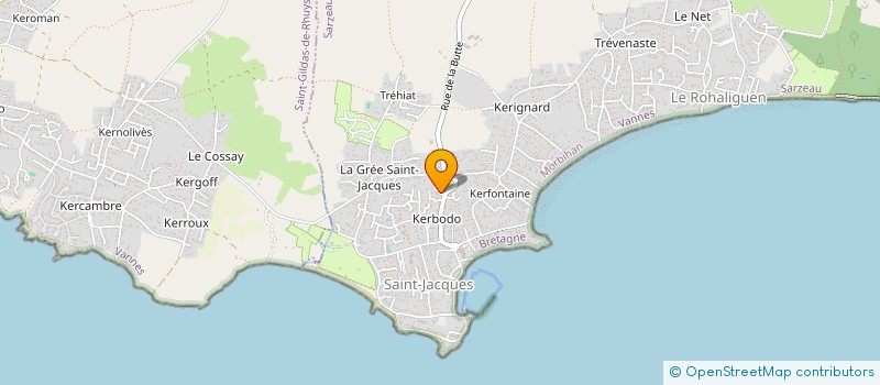 localisation de l'entreprise S.C.I. LES MURIERS  SARZEAU