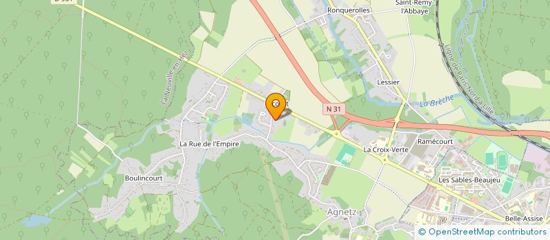 localisation de l'entreprise S.C.I. LES MYRTILLES  AGNETZ