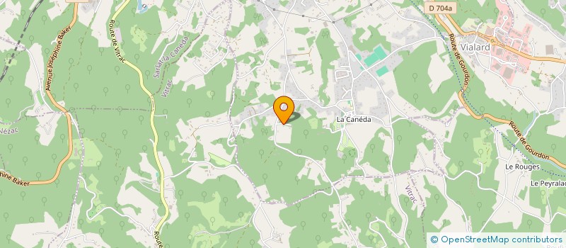 localisation de l'entreprise S.C.I. LES OLIVIERS à SARLAT-LA-CANEDA