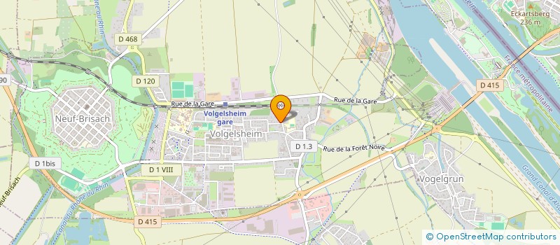 localisation de l'entreprise S.C.I. LES PETITS GRIS  VOLGELSHEIM