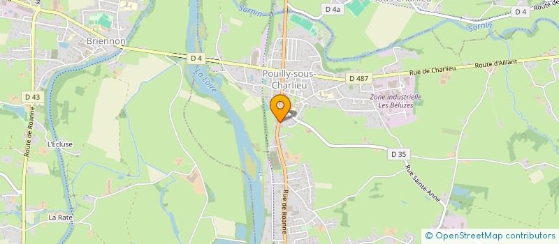 localisation de l'entreprise S.C.I. LES PETITS LOUPS  POUILLY-SOUS-CHARLIEU