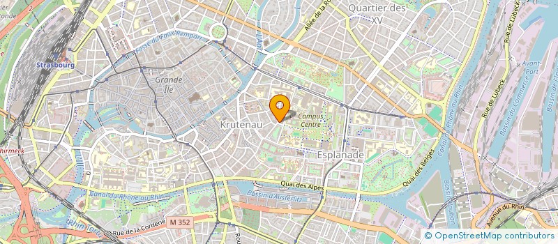 localisation de l'entreprise S.C.I. LES POUSSINS  STRASBOURG