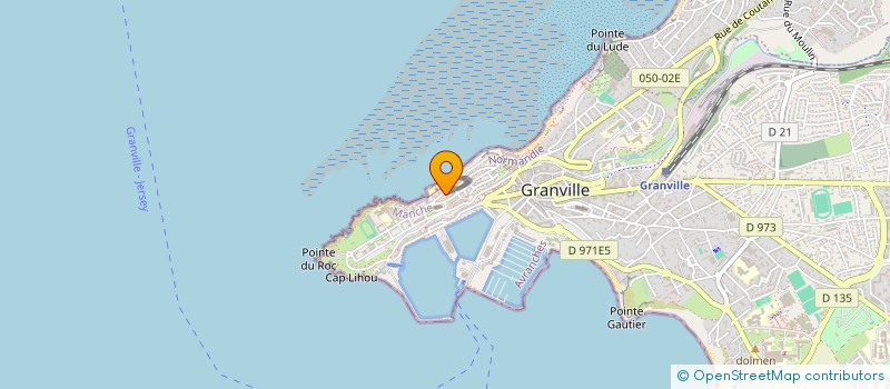 localisation de l'entreprise S.C.I. LES PTITS CRABES à GRANVILLE
