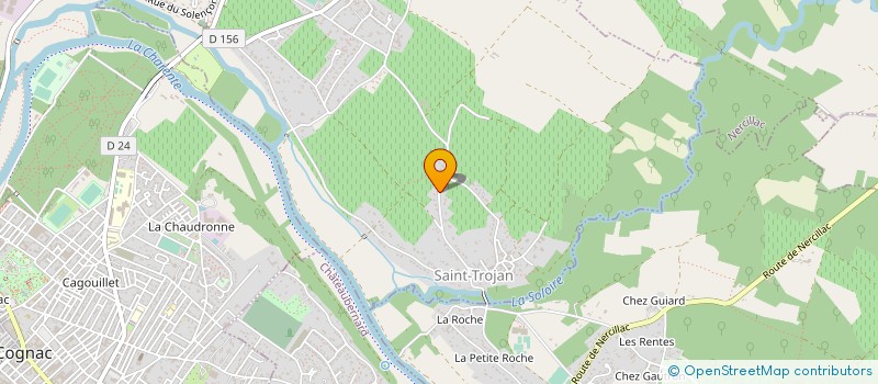 localisation de l'entreprise S.C.I. LES PUITS DE RENE à BOUTIERS-SAINT-TROJAN