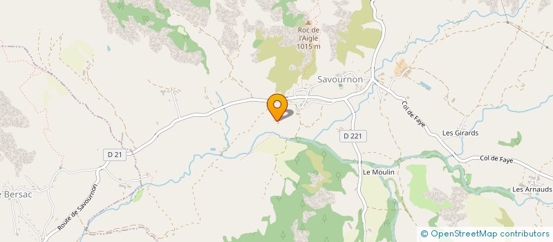 localisation de l'entreprise S.C.I. LES QUATRE PUYS  SAVOURNON