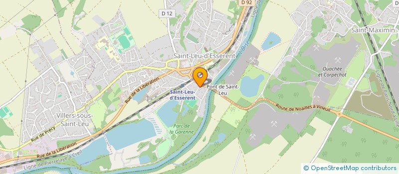 localisation de l'entreprise S.C.I. LES ROSIERS  SAINT-LEU-D'ESSERENT
