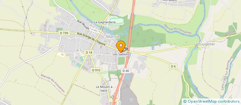 localisation de l'entreprise S.C.I. LES SABLONS à LUXE