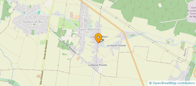 localisation de l'entreprise S.C.I. LES SABLONS TC  SAULX-MARCHAIS