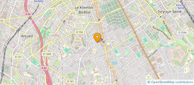 localisation de l'entreprise S.C.I. LES SANGUINAIRES à VILLEJUIF