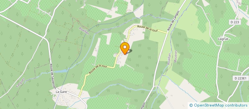 localisation de l'entreprise S.C.I LES SEQUOIAS  MAZERES