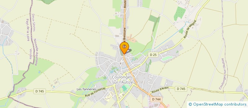 localisation de l'entreprise S.C.I. LES TENEMENTS  COULONGES-SUR-L'AUTIZE