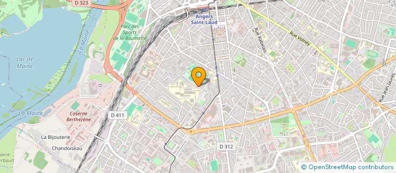 localisation de l'entreprise S.C.I. LES TREIZE DELICES à ANGERS