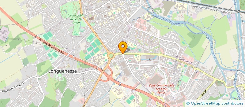 localisation de l'entreprise S.C.I. LES TROIS GAZELLES  LONGUENESSE