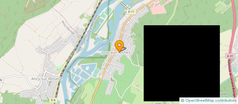 localisation de l'entreprise S.C.I. LES VASSAUX DE LORRAINE  JOUY-AUX-ARCHES