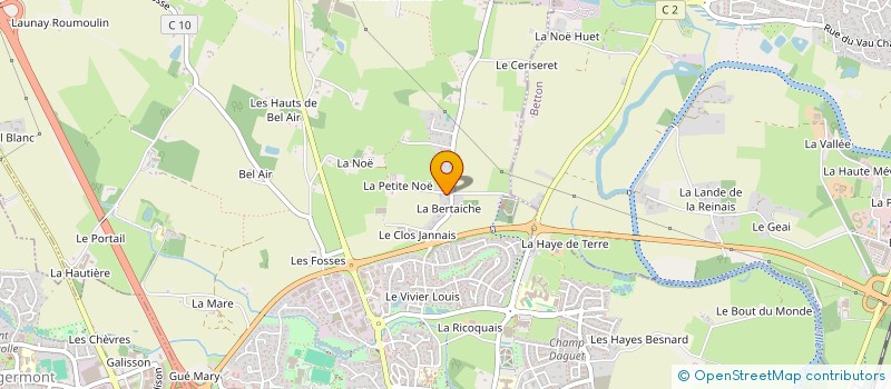 localisation de l'entreprise S.C.I. LES VERGERS  SAINT-GREGOIRE