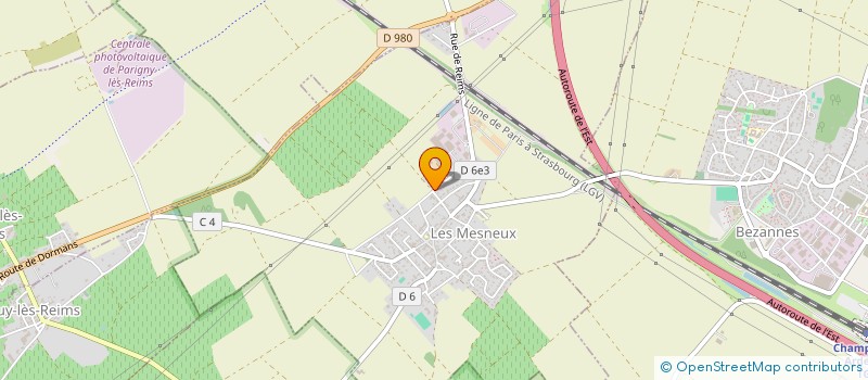 localisation de l'entreprise S.C.I. LES VIANNERIES  LES MESNEUX